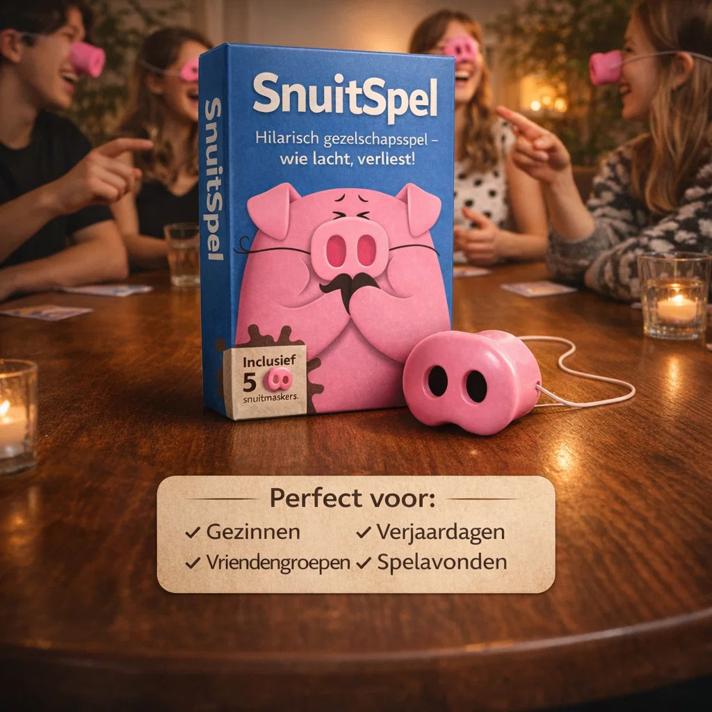 SnuitSpel – Het spel waarbij lachen verliezen betekent