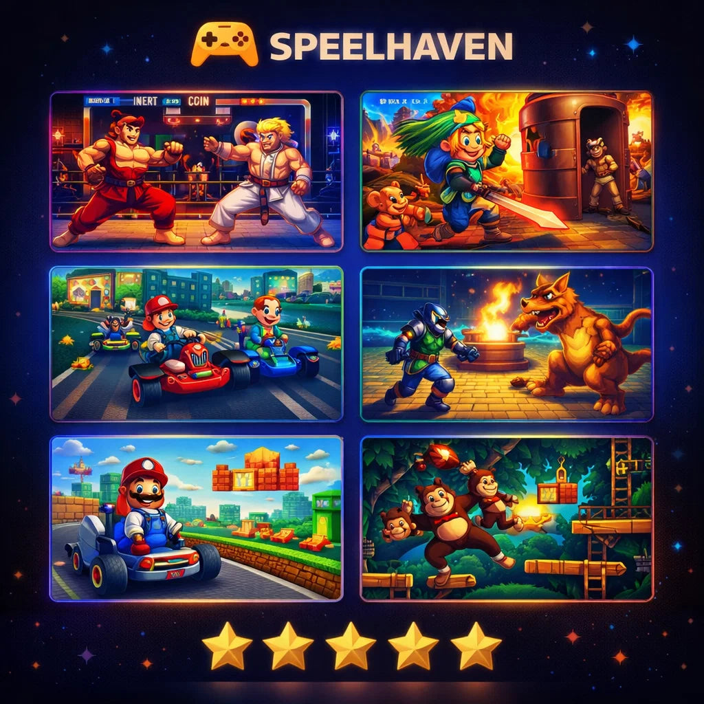 SpeelHaven – Direct retro gamen op je tv, zonder installatie