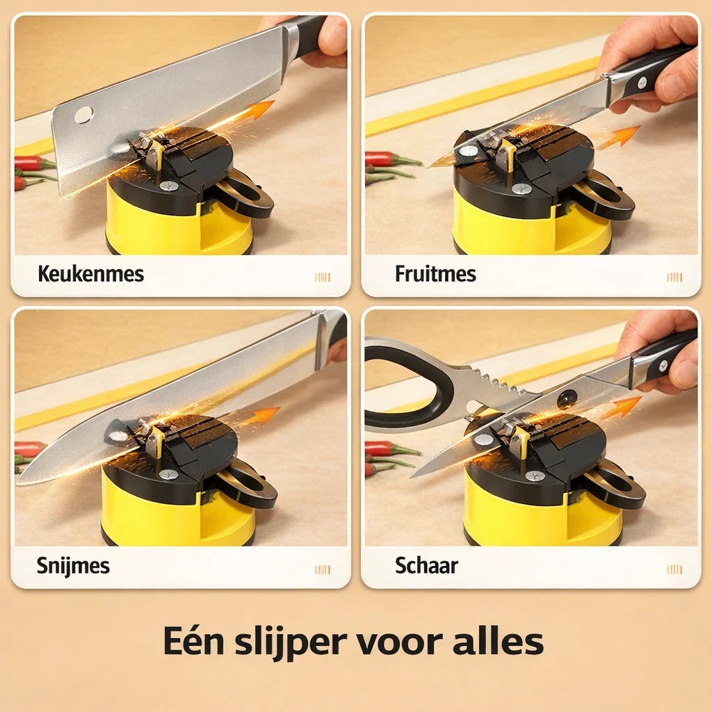 Scherpix – Altijd scherpe messen, zonder moeite