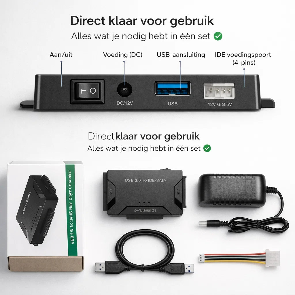 DataBridge – Open elke schijf, herstel je bestanden direct