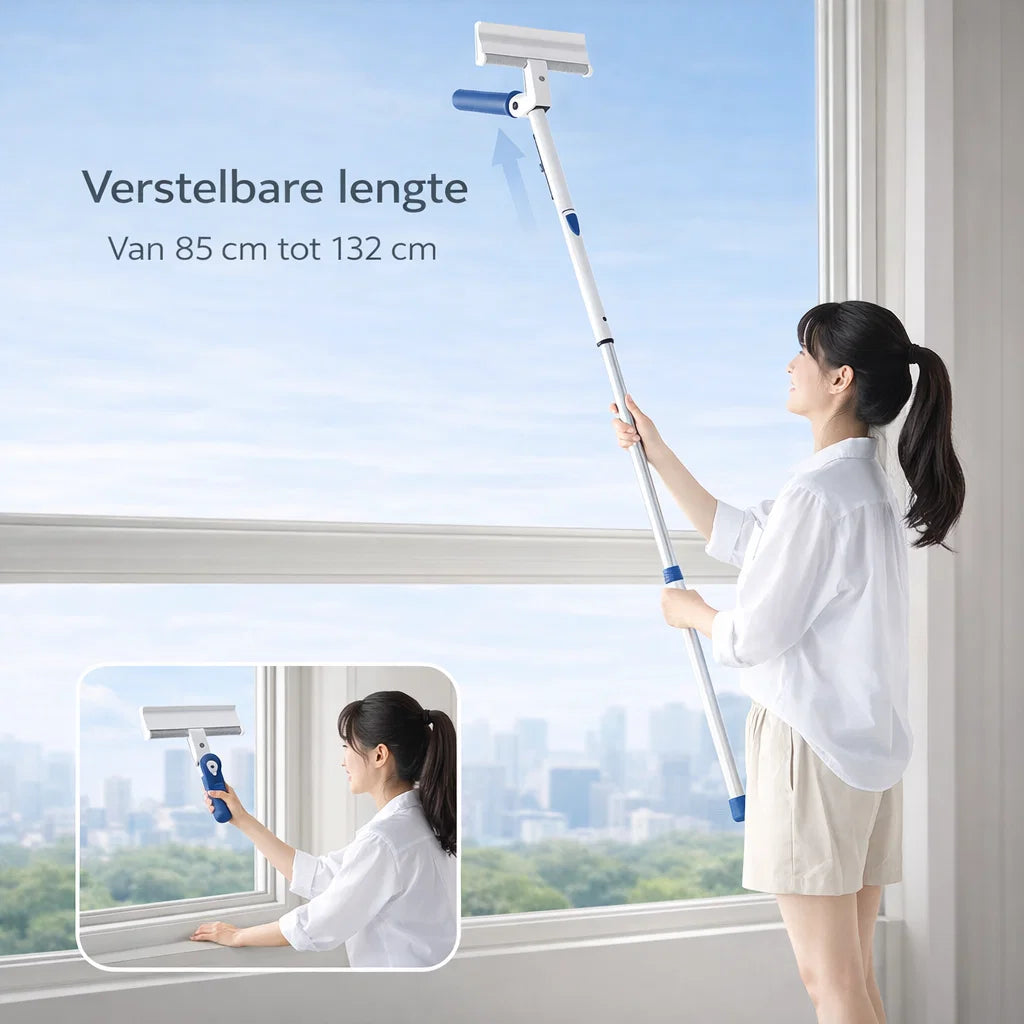 ClearFlow – Streeploos schone ramen in één beweging